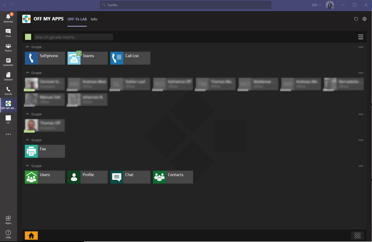 Ansicht für Innovaphone