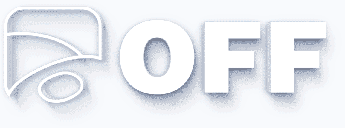 OFF Logo 3D